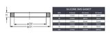 Sanitary SMS Gasket - Silicone