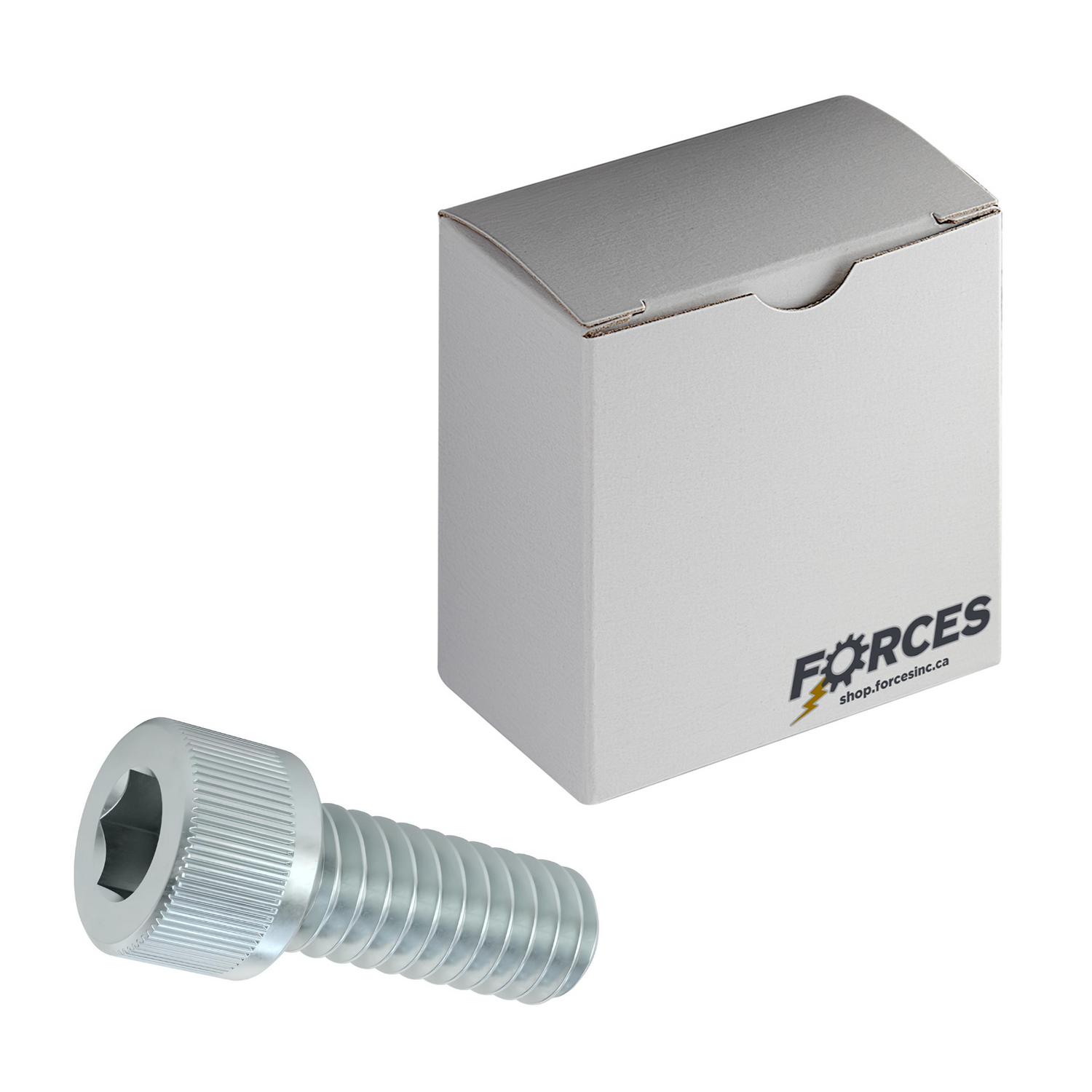 M4-0.7 x 12mm DIN 912 Socket Head Cap Screw Full thread - Zinc Plated Class 8.8