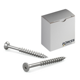 #6 x 1-1/2" Deck Screws Flat Head Stainless Steel 18-8