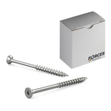 #8 x 2-1/2" Deck Screws Flat Head Stainless Steel 18-8
