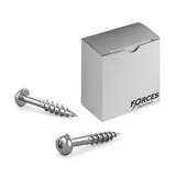 #8 x 1-1/4" Deck Screws Pan Head Stainless Steel 18-8