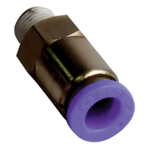 Push To Connect Male Stop Fitting 5/16" Tube x 3/8" NPT