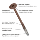 5/16" 6" PWR Drive STR - Structural Framing Screw