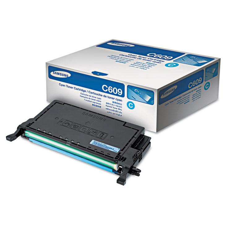 Samsung CLT-C609S Cyan Toner Cartridge (SU086A)