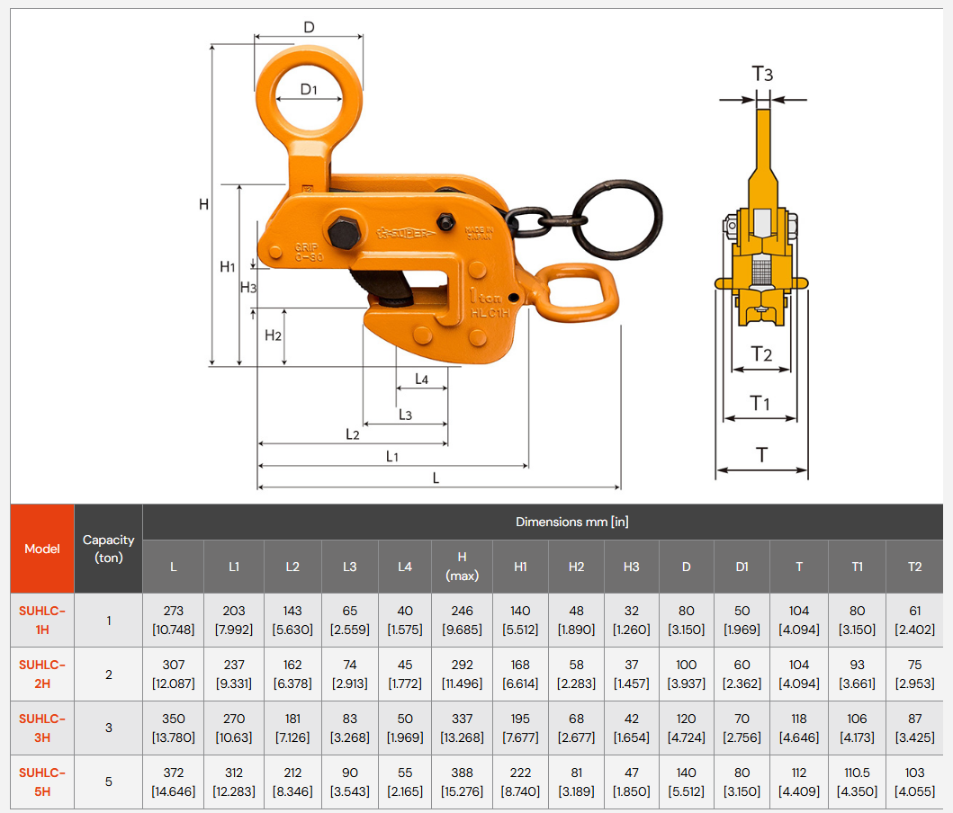 Super Heavy-Duty Lateral Plate Clamp