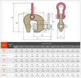 Super Heavy-Duty Screw Cam Clamp