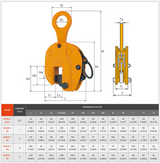 Super Heavy-Duty Vertical Lifting Clamp