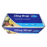 11" x 2500 ft Professional Food Wrap Film with Integrated Slide Cutter