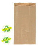 Sac en papier kraft plat brun