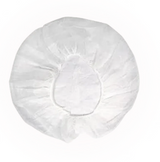Safe-T Wear Non-Pleated white Bouffant Caps - HT24