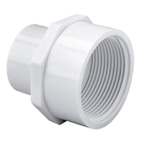 PVC Reducing Adapter (SOC x FPT) Sch 40 - White