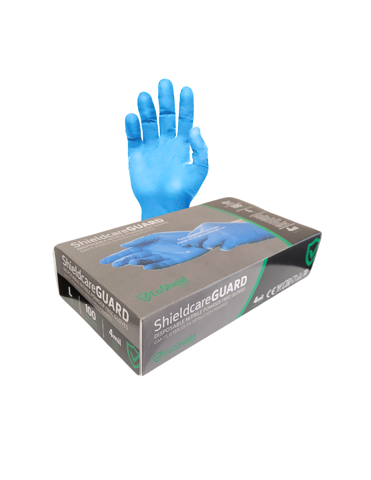 Blue 4mil Nitrile Gloves