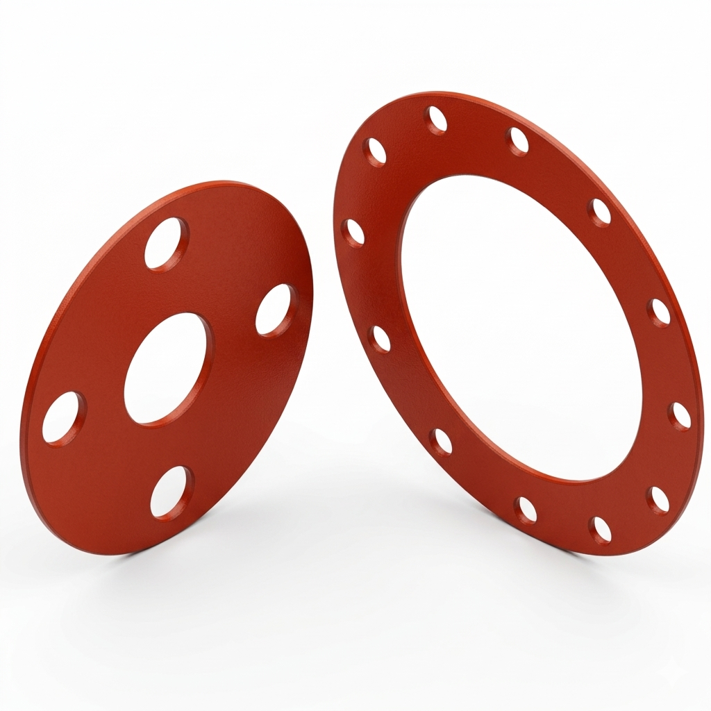 3-1/2" Full Face Flange Gasket #300 THK 1/8" - SBR Rubber