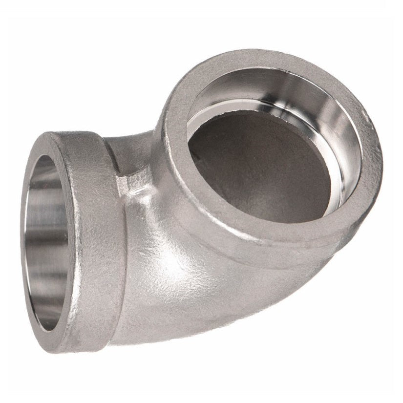 Codo 90° para soldar a caja #150 - Acero inoxidable 304
