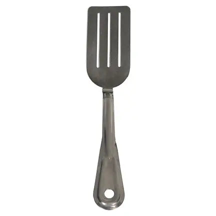 Spatule rainurée en acier inoxydable, 3" x 6"