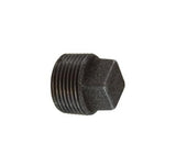 Square Plug NPT #150 - Malleable Iron