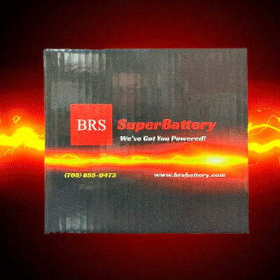 Super Charged BRS12-BS 12v Sealed AGM PowerSport 2 Year Warranty