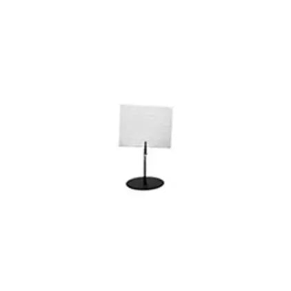 Support à affiche avec pince et base ronde – Hauteur 3", 8" ou 18"