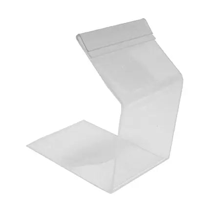 Support clair pour affichette (pince en haut), 2 ½”