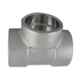Tee Socket Weld #6000 - SS 316/316L