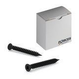 #6 x 1-5/8" Drywall Screws Trim Head Square Drive Fine Thread - Black Phosphate