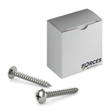 #8 x 1-1/2" Metal Screw Truss Head Phillips Drive Type A Point - Stainless Steel 18-8
