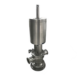 Tri-Clamp Pneumatic Globe Diverter Valve Type 30 W/Cleaning Ball - SS 316