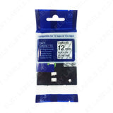Ruban compatible TZe131 BROTHER® P-Touch (noir sur transparent)