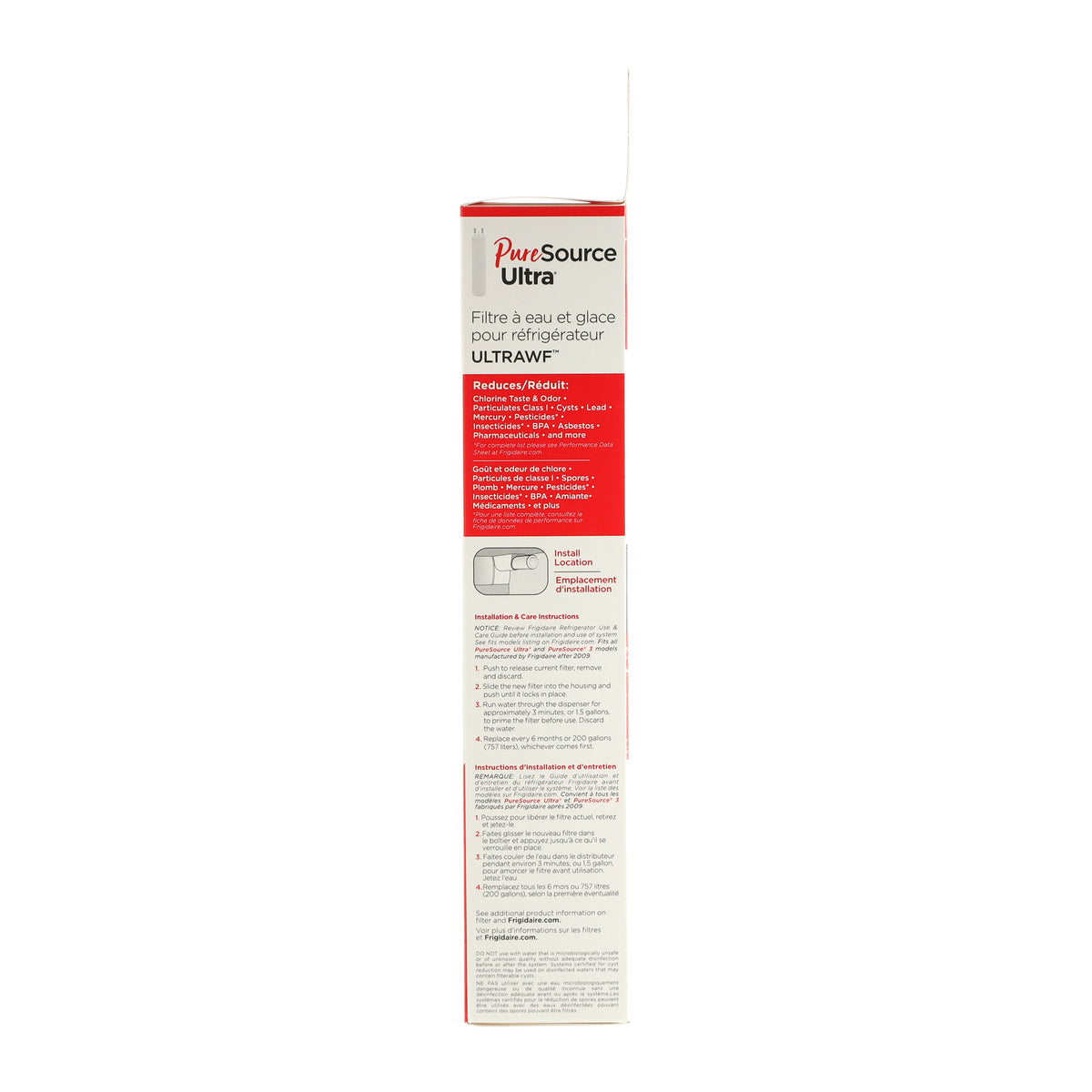 ULTRAWFC Water Filter for Frigidaire Refrigerators