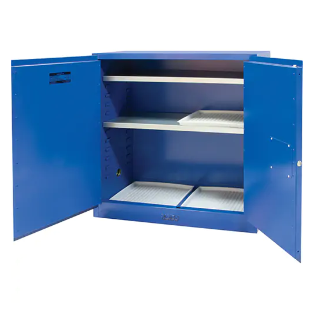 Corrosive Liquids Cabinet, 30 gal., 43" x 44" x 18"