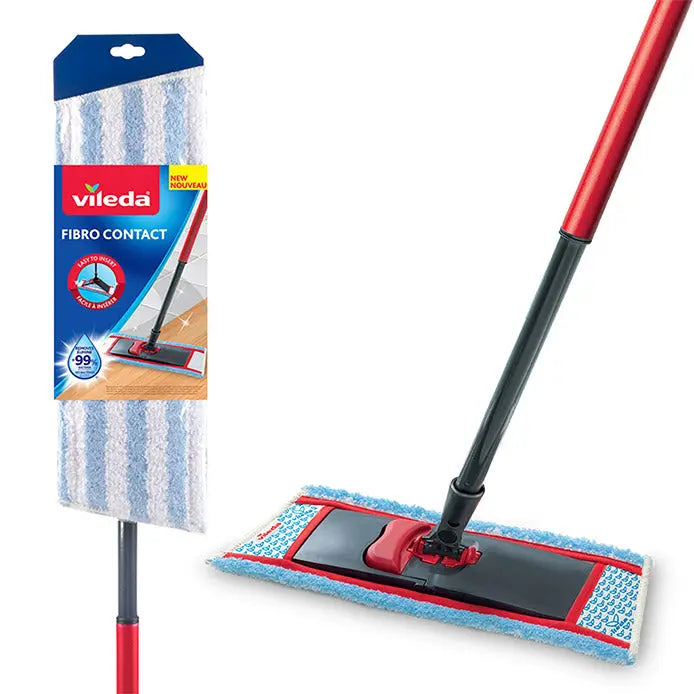 Vadrouille microfibre Vileda Fibro Contact avec tête pivotante 360°