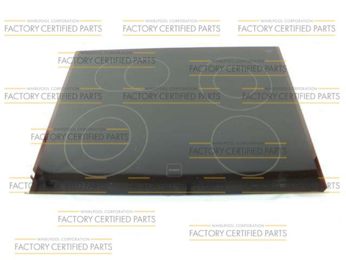 W10297306 Black Main Cooktop Glass for Whirlpool Stove