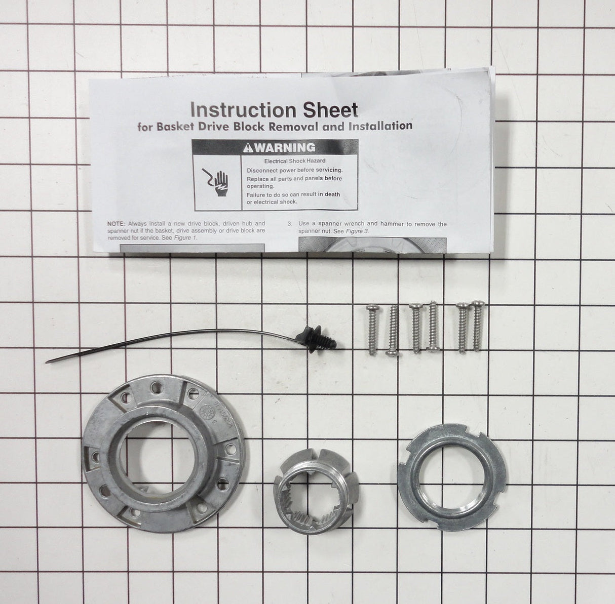 Whirlpool W10324651 Washer Drive Hub Kit Part