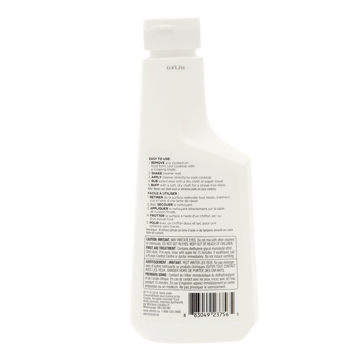 Whirlpool W10355051B AFFRESH Oven Range Cleaner Accessory