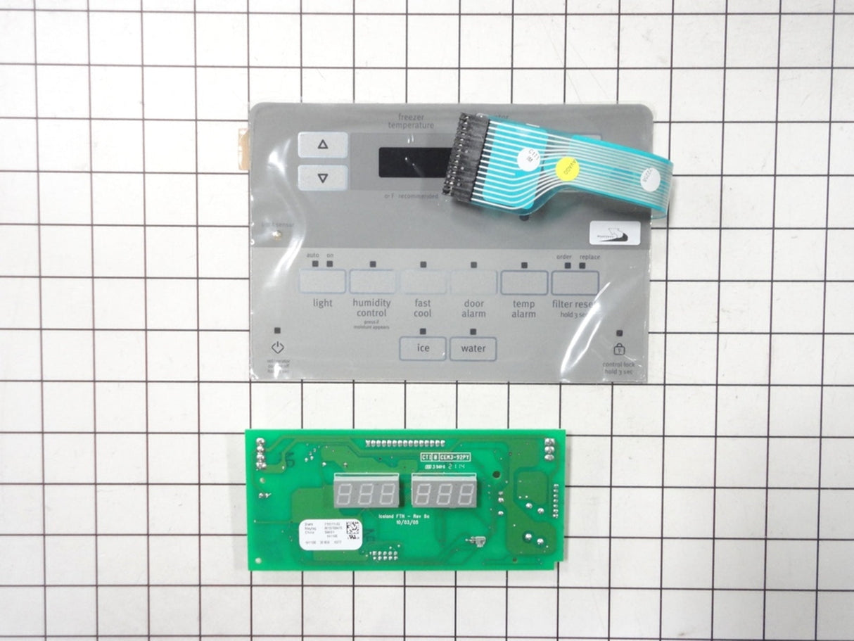 Whirlpool Fridge Dispenser Control Board W10740217