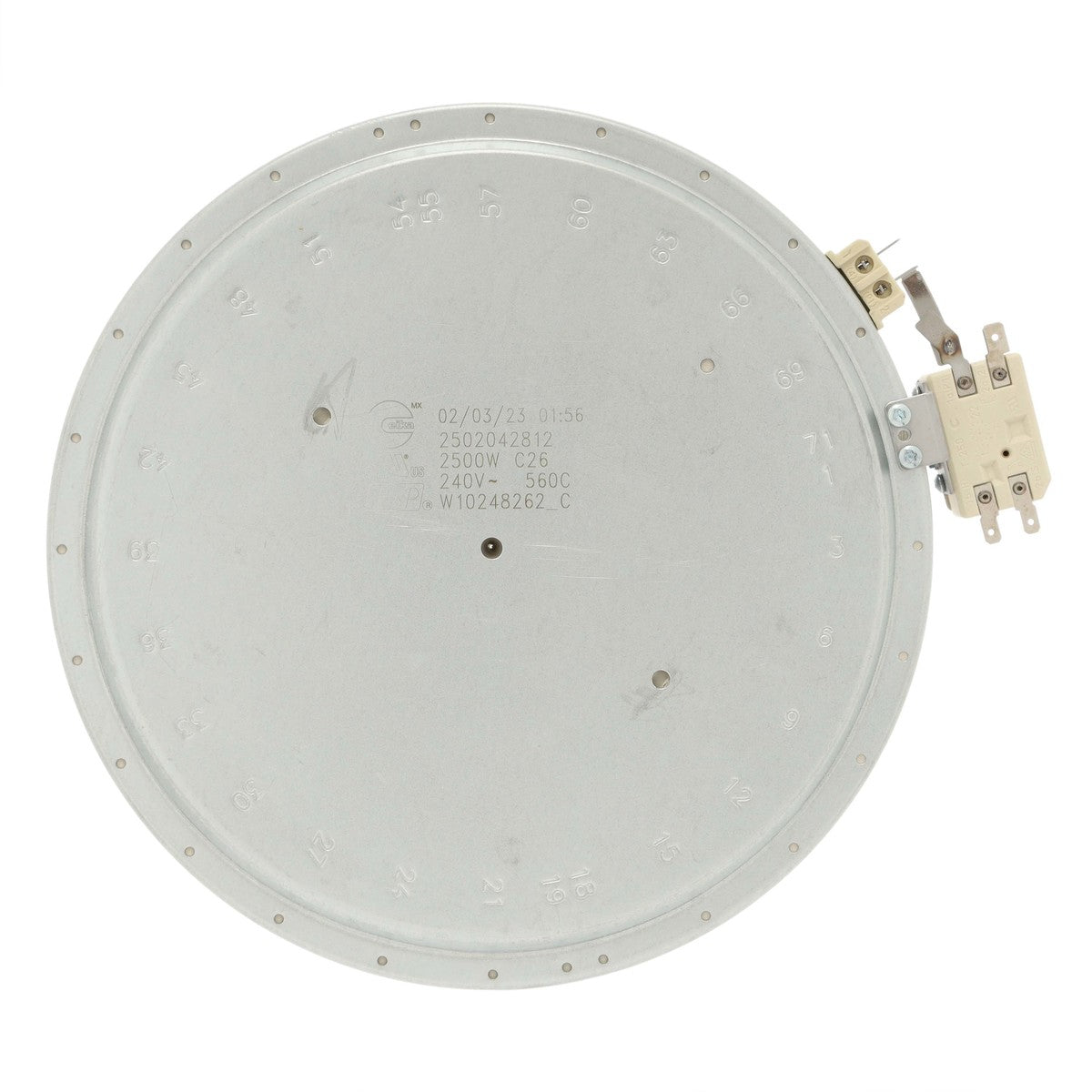 W10823696 Radiant Surface Element for Whirlpool Oven Range