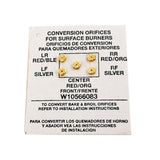 Whirlpool Oven Range Part W11126047 SPUD-ORFCE