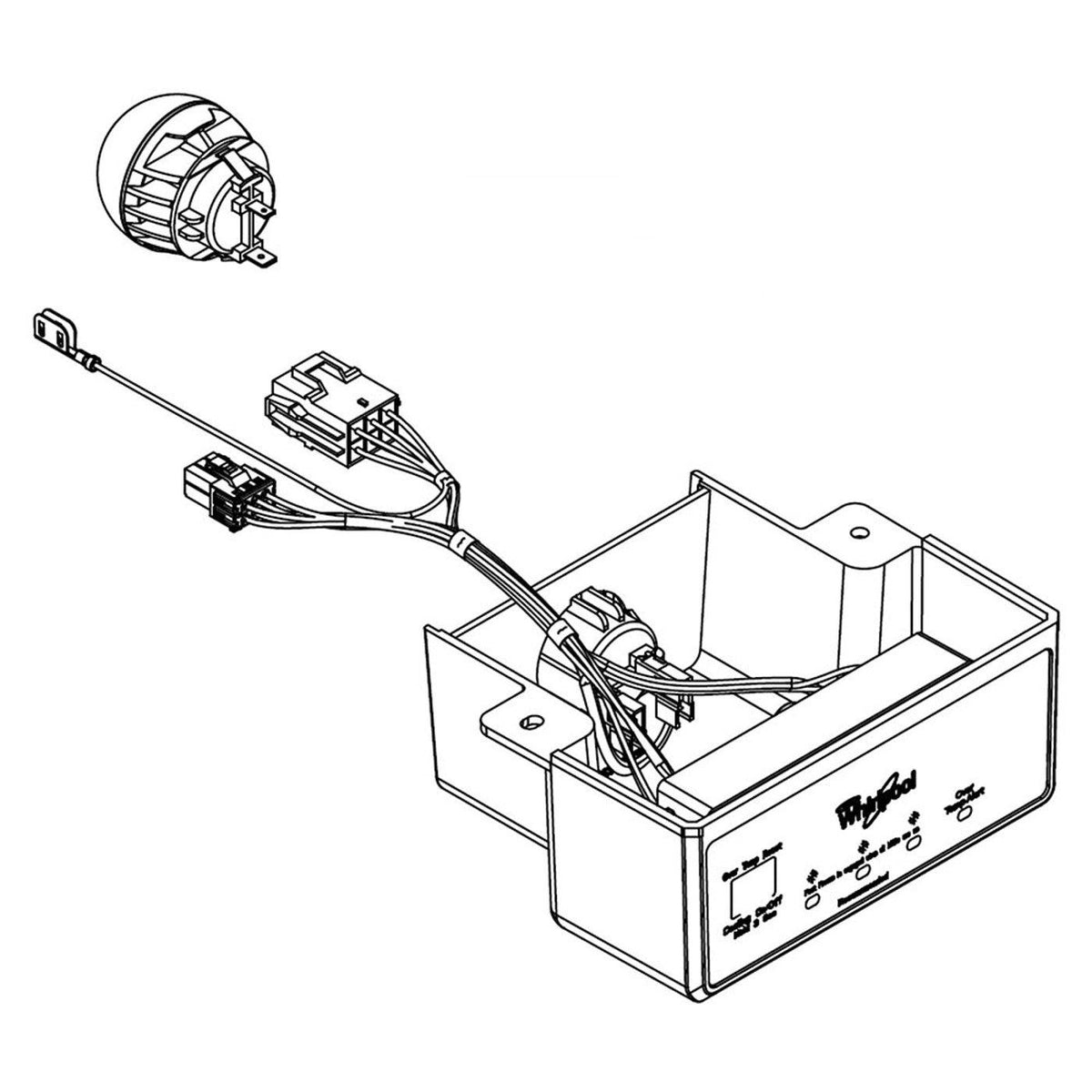 Whirlpool Refrigerator Control Box Part W11496881