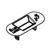 W11559688 Bezel for Whirlpool Washer Lid Lock