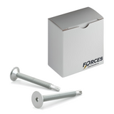 #12 x 2" Metal Screw Wafer Head Square Drive #3 Self-Drilling Point - Zinc