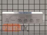 Frigidaire 5304527898 Middle User Interface Overlay