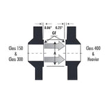 Weld Neck Flange Sch 40S Class #150 - Stainless Steel 316