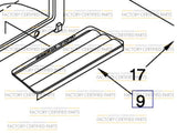 WP2206670B Overflow Grille for Whirlpool Refrigerator