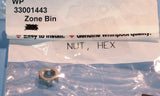 WP33001443 Hex Nut for Whirlpool Washer/Dryer Roller Shaft