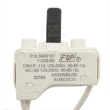 WP3406107 Door Switch for Admiral/Maytag/Whirlpool Dryers