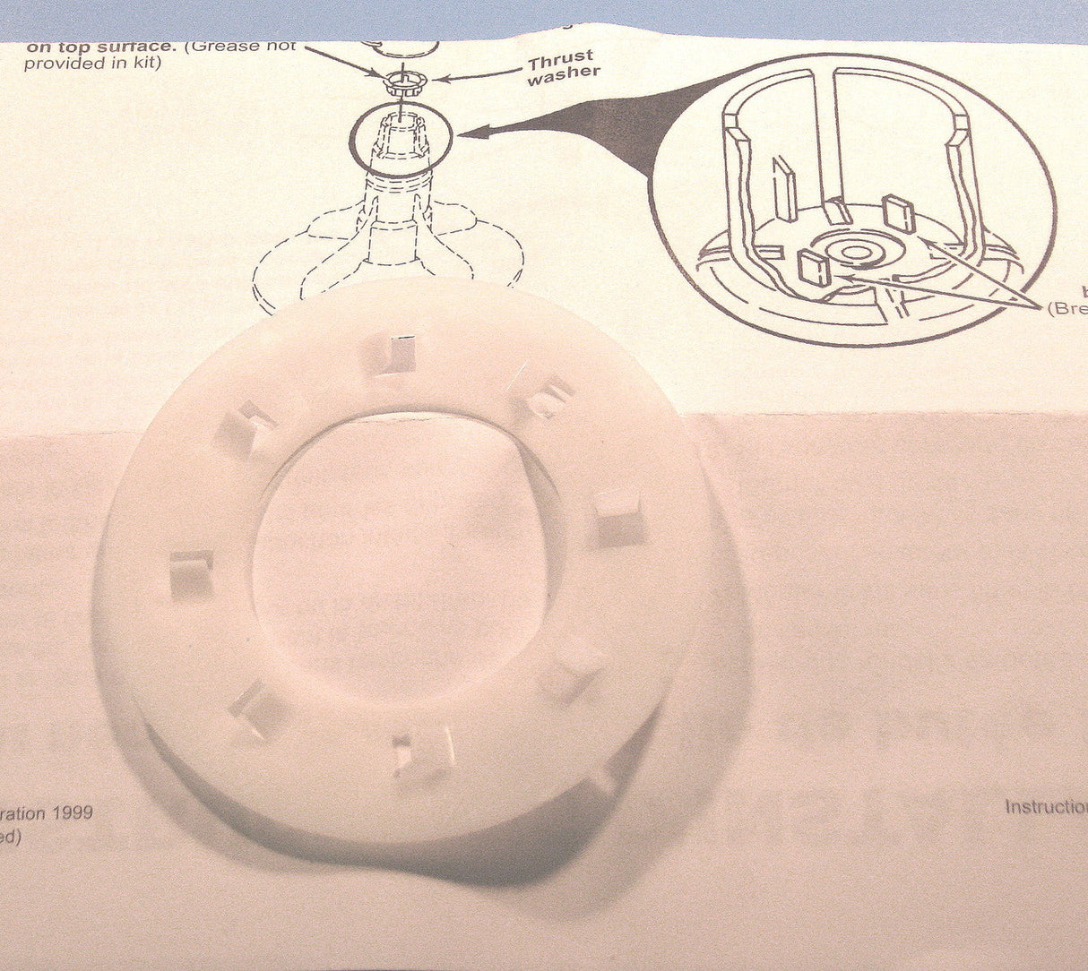 WP3951608 Washer Agitator Spacer for Whirlpool