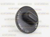 WP71001641 Whirlpool Oven Range Burner Control Knob