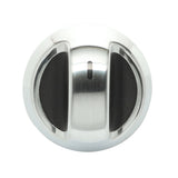 WPW10160371 Stainless Steel Burner Knob for Whirlpool Stove