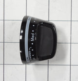 WPW10193255 Whirlpool Oven Range Knob - Black, Left & Right