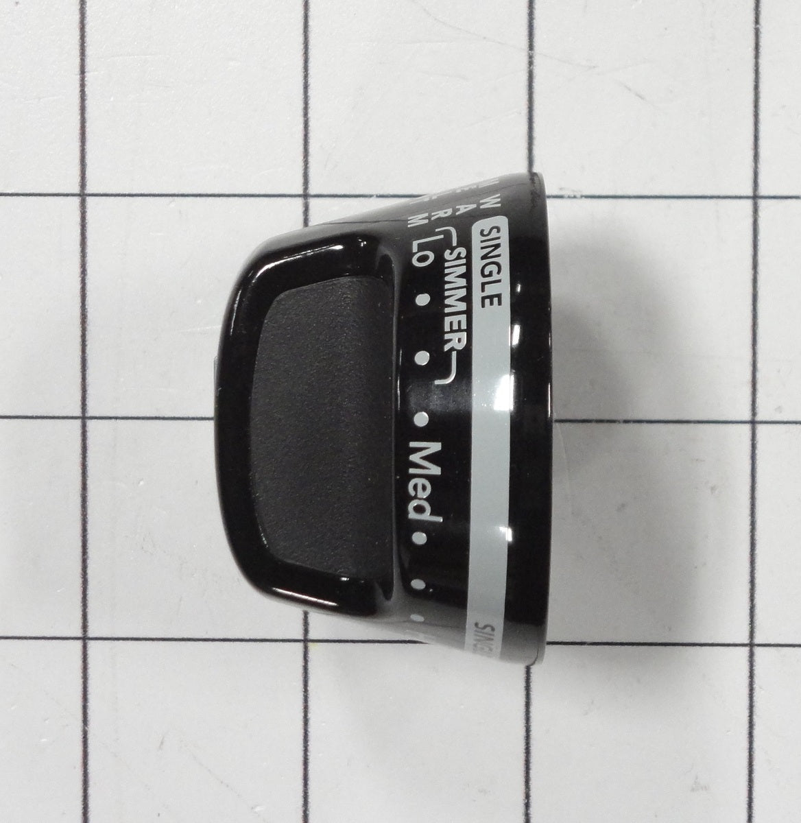 WPW10193255 Whirlpool Oven Range Knob - Black, Left & Right